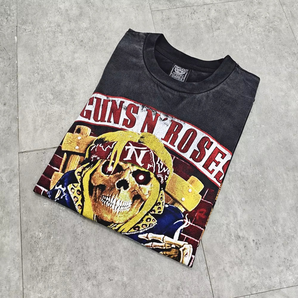 Yao888 Punk Band Rock Roll Streetwear Hiphop Baggy Tops Tank Men Clothing Casual Sleeveless Cotton High Quality Vest for Men