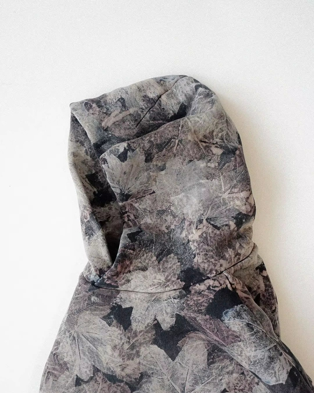 High Street Harajuku New Camouflage Leaf Pattern Hoodie Y2K Sweatshirt Goth Men Clothing Casual Thickened Hoodie Pullover Tops